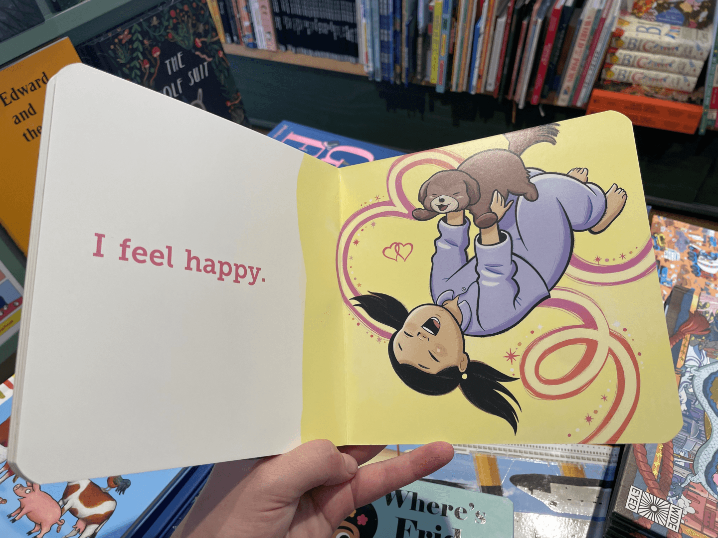 Board book pages Big Emotions for Little People